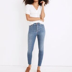 Madewell Women’s 10” High Rise Skinny Crop, size 26